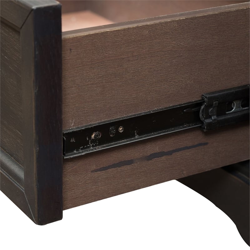 Liberty Furniture Americana Farmhouse 2 Drawer Night Stand USB Charging - Black