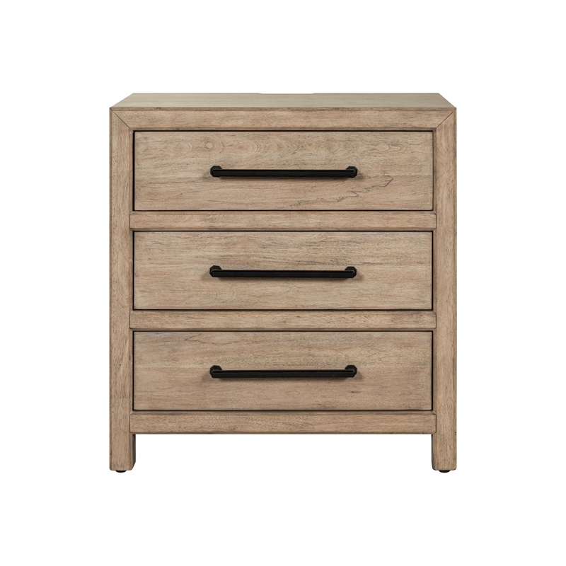 Liberty Furniture Proximity Place Bedroom Nightstand with Charging Station Brown
