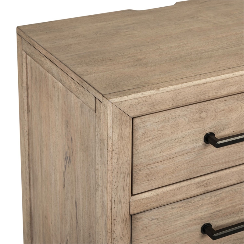 Liberty Furniture Proximity Place Bedroom Nightstand with Charging Station Brown