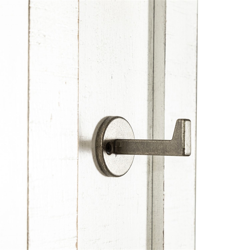 Liberty Furniture Modern Farmhouse 2 Piece Mirror Hall Tree Storage Set - White