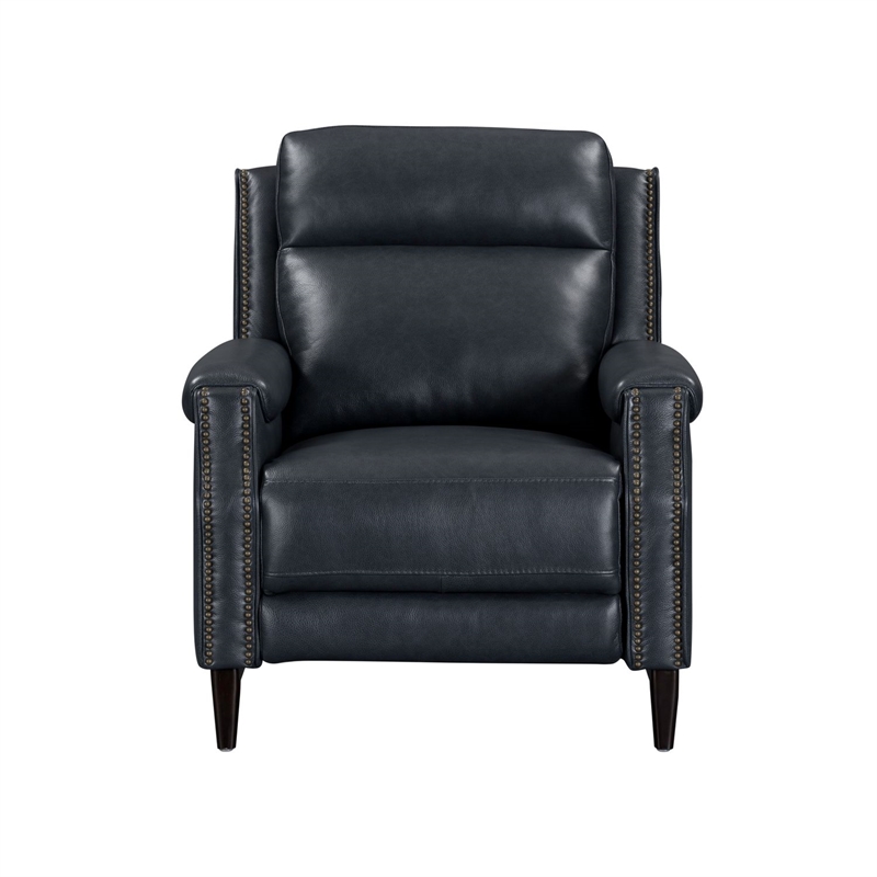 Liberty Furniture Rawling Manual Pushback Recliner Chair - York Navy Leather