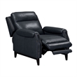 Liberty Furniture Rawling Manual Pushback Recliner Chair - York Navy Leather