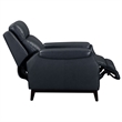 Liberty Furniture Rawling Manual Pushback Recliner Chair - York Navy Leather