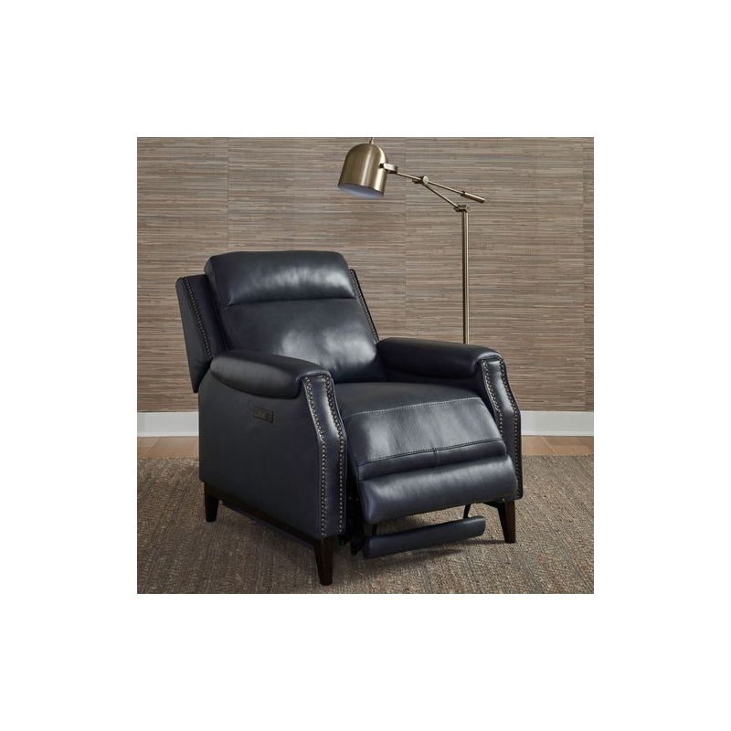 Liberty Furniture Rawling Power Recliner Chair - York Navy Leather