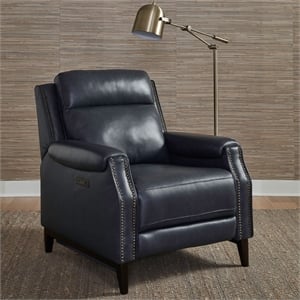 Liberty Furniture Rawling Power Recliner Chair - York Navy Leather