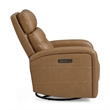 Liberty Furniture Rosslyn Power Recliner Chair with Charging Port - Brown
