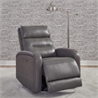 Liberty Furniture Rosslyn Power Recliner Chair with Charging Port - Gray