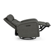 Liberty Furniture Rosslyn Power Recliner Chair with Charging Port - Gray
