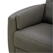 Liberty Furniture Reilly Power Recliner Swivel Chair with Cushion Arms- Gray