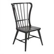 Liberty Furniture River Place Dining Windsor Back Side Chair - Black  - White