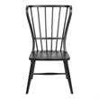 Liberty Furniture River Place Dining Windsor Back Side Chair - Black  - White