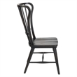 Liberty Furniture River Place Dining Windsor Back Side Chair - Black  - White