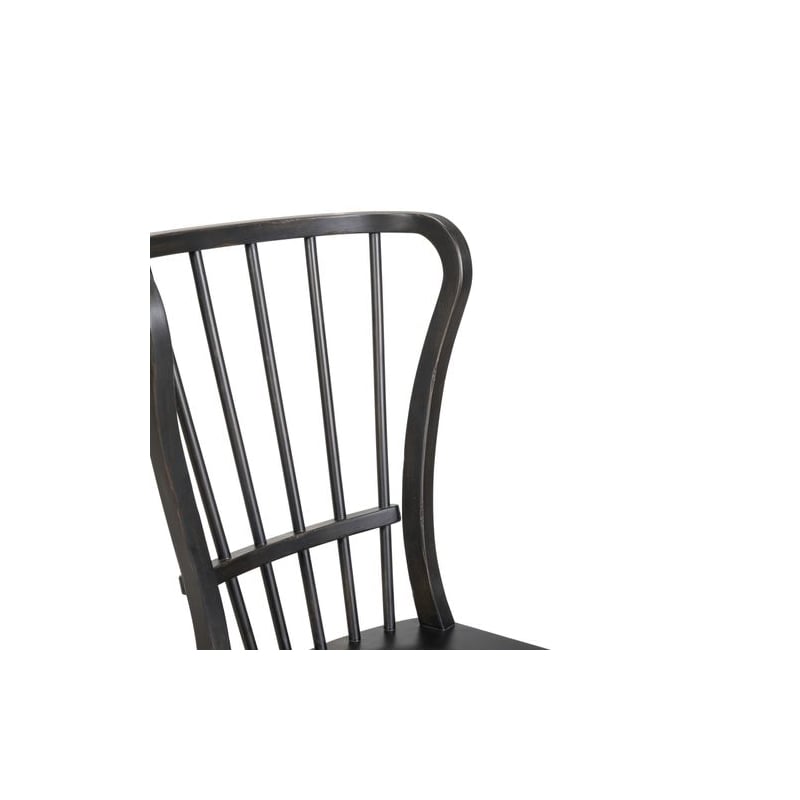 Liberty Furniture River Place Dining Windsor Back Side Chair - Black  - White