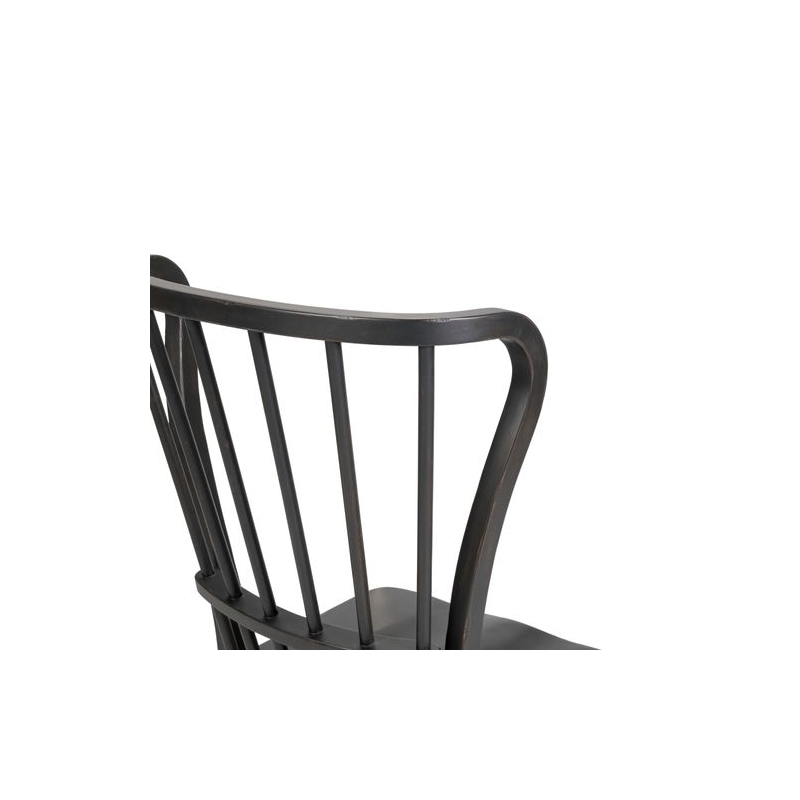 Liberty Furniture River Place Dining Windsor Back Side Chair - Black  - White