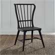 Liberty Furniture River Place Dining Windsor Back Side Chair - Black  - White
