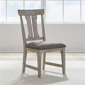 Liberty Furniture Hallendale Dining Room Splat Back Side Chair  - White