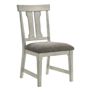 Liberty Furniture Hallendale Dining Room Splat Back Side Chairs Set of 2 - White