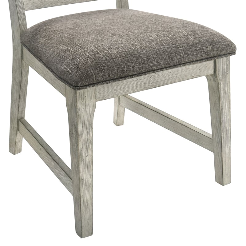 Liberty Furniture Hallendale Dining Room Splat Back Side Chairs Set of 2 - White
