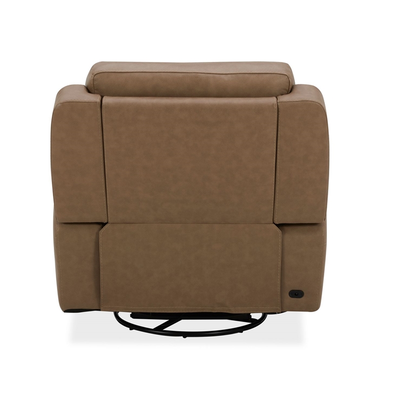 Liberty Furniture Carrington Power Recliner Chair - York Sand Leather