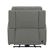 Liberty Furniture Camden Power Recliner Chair with Charging Ports - Gray Leather