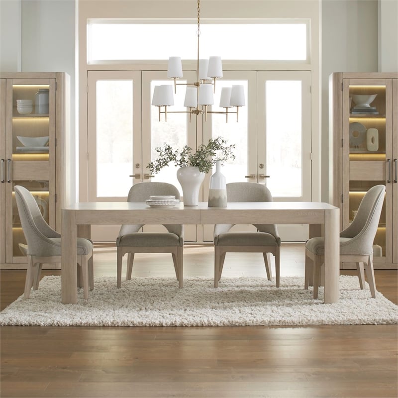 Liberty Furniture South Bend 5 Piece Rectangular Dining Room Table Set - White