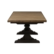 Liberty Furniture Harvest Home 7 Piece Trestle Dining Room Table Set - Black