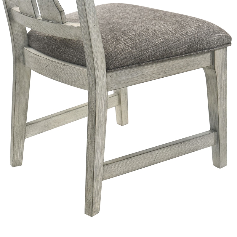 Liberty Furniture Hallendale 6 Piece Trestle Dining Room Table Set - White