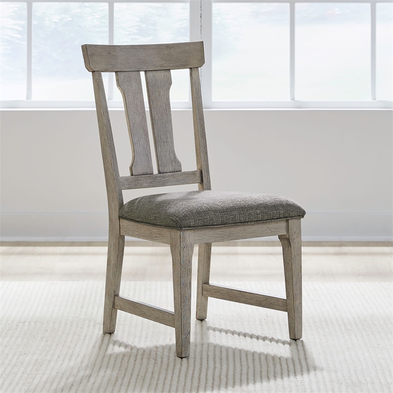 Liberty Furniture Hallendale 6 Piece Trestle Dining Room Table Set - White