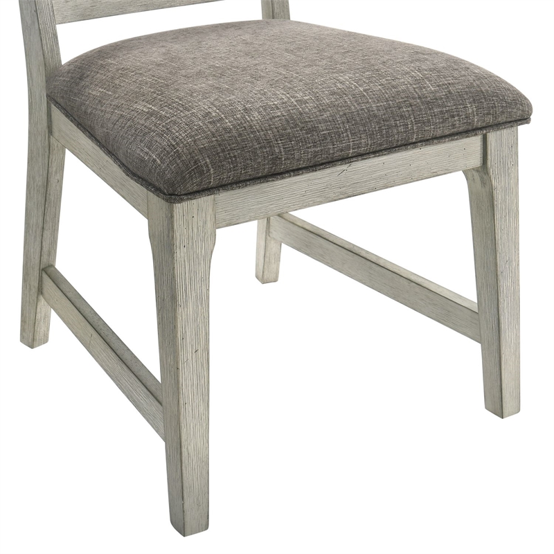 Liberty Furniture Hallendale 7 Piece Trestle Dining Room Table Set - White