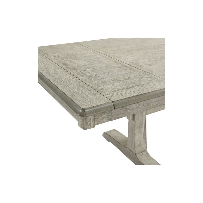 Liberty Furniture Hallendale 7 Piece Trestle Dining Room Table Set - White