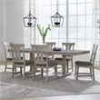 Liberty Furniture Hallendale 7 Piece Trestle Dining Room Table Set - White