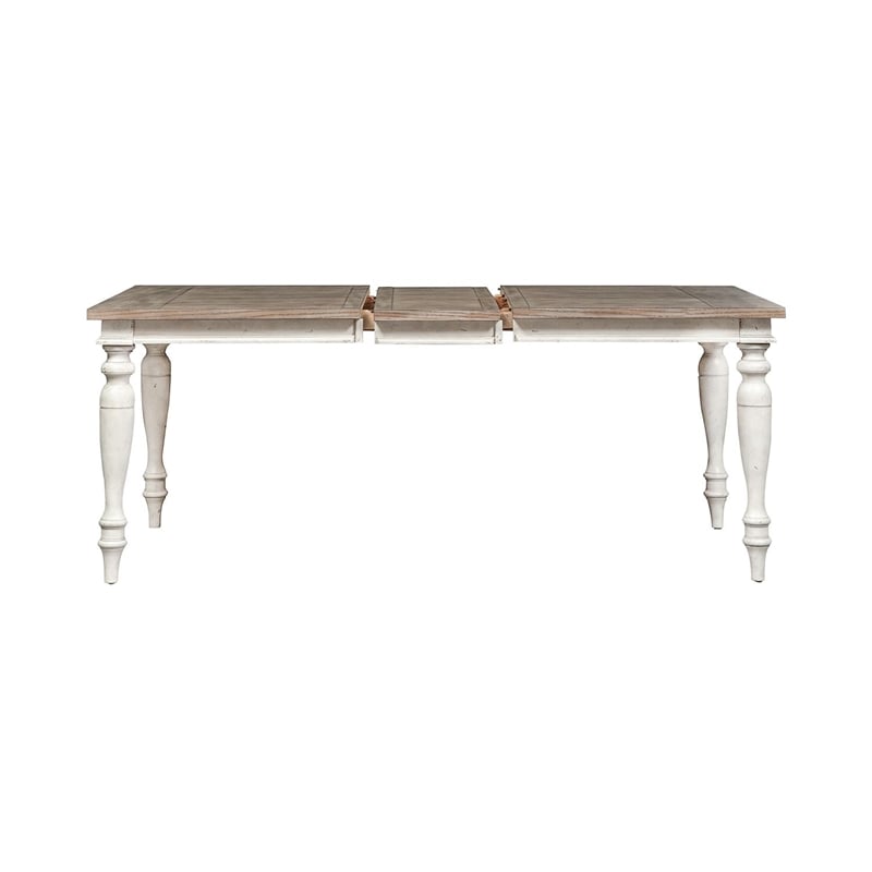 Liberty Furniture Whitney 7 Piece Rectangular Dining Room Table Set - White Oak