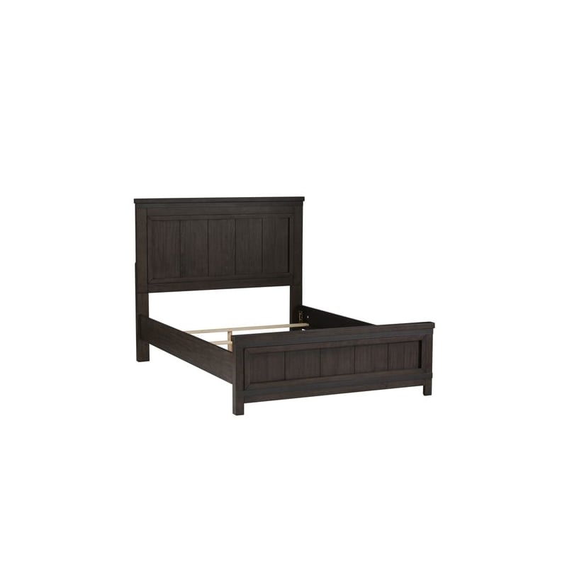 Liberty Furniture Thornwood Hills Full Panel Bed Dresser & Mirror - Brown