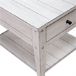 Liberty Furniture Lake House Opt 3 Piece Living Room Set Coffee Table & 2 End Tables Weathered White Oak Wood