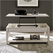 Liberty Furniture Lake House Opt 3 Piece Living Room Set Coffee Table & 2 End Tables Weathered White Oak Wood