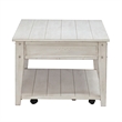 Liberty Furniture Lake House Opt 3 Piece Living Room Set Coffee Table & 2 End Tables Weathered White Oak Wood
