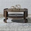 Liberty Furniture Warren Park Living Room Round Cocktail Table - Brown Oak Wood
