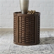 Liberty Furniture Warren Park Living Room Round End Table - Brown Oak Wood