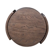 Liberty Furniture Warren Park Living Room Round Chairside Table - Brown Oak Wood