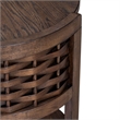 Liberty Furniture Warren Park Living Room Round Chairside Table - Brown Oak Wood