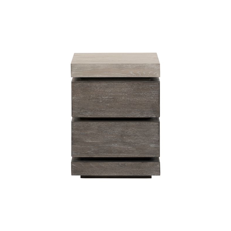 Liberty Furniture Piedmont Living Room Chairside Table - Brown Oak