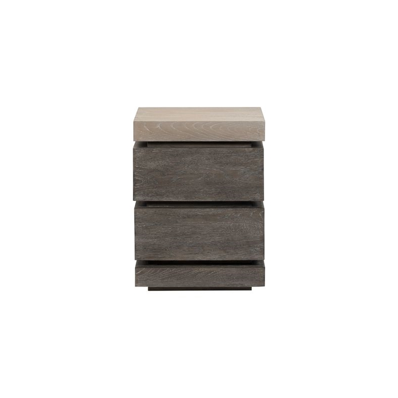 Liberty Furniture Piedmont Living Room Chairside Table - Brown Oak