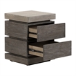 Liberty Furniture Piedmont Living Room Chairside Table - Brown Oak