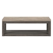 Liberty Furniture Piedmont 3 Piece Living Room Set Cocktail Table & 2 End Tables Charcoal Brown Oak Wood