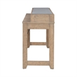 Liberty Furniture Millstone Living Room Console Bar Table with Charging Station - Nutmeg Oak Wood