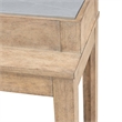 Liberty Furniture Millstone Living Room Console Bar Table with Charging Station - Nutmeg Oak Wood