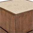 Liberty Furniture Shaker Lakes Living Room Granite Top Chairside Table - Brown Maple Wood
