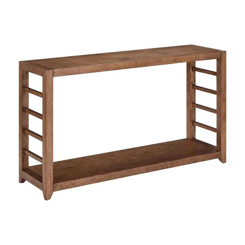 Liberty Furniture Shaker Lakes Living Room Sofa Table - Brown Maple