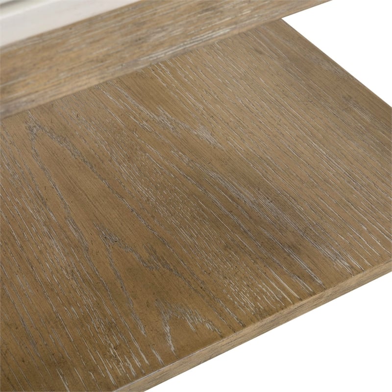 Liberty Furniture Berkly Living Room Square Chairside Table - Linen & Khaki