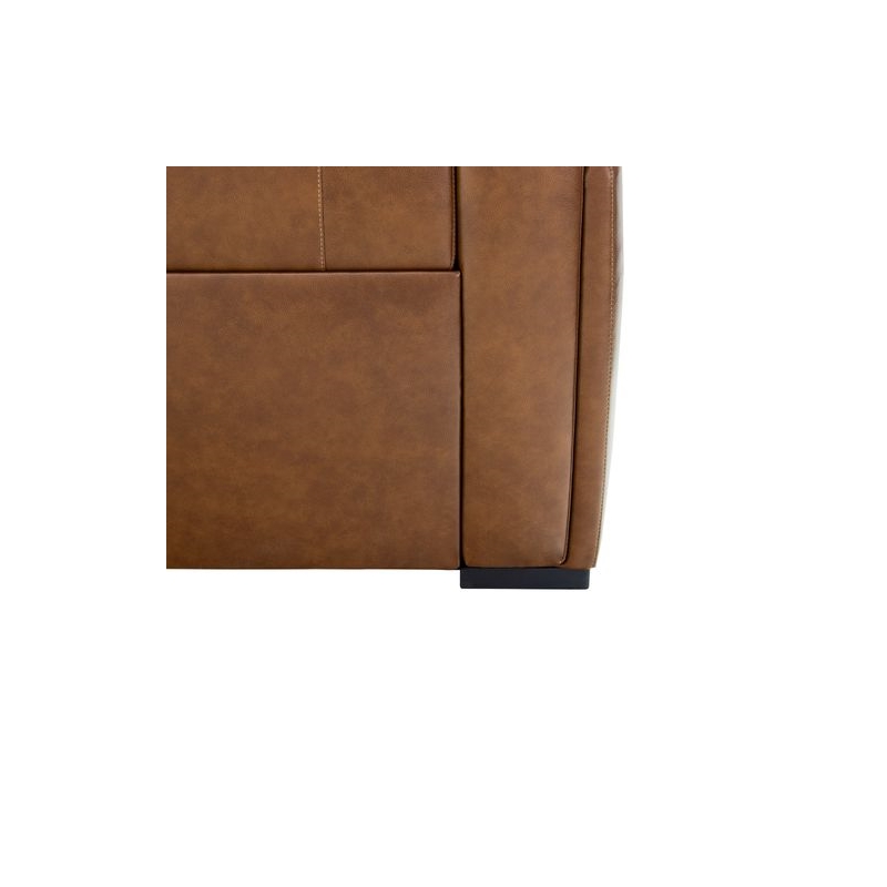 Liberty Furniture Blake Power Reclining Sofa - Honey Brown Leather
